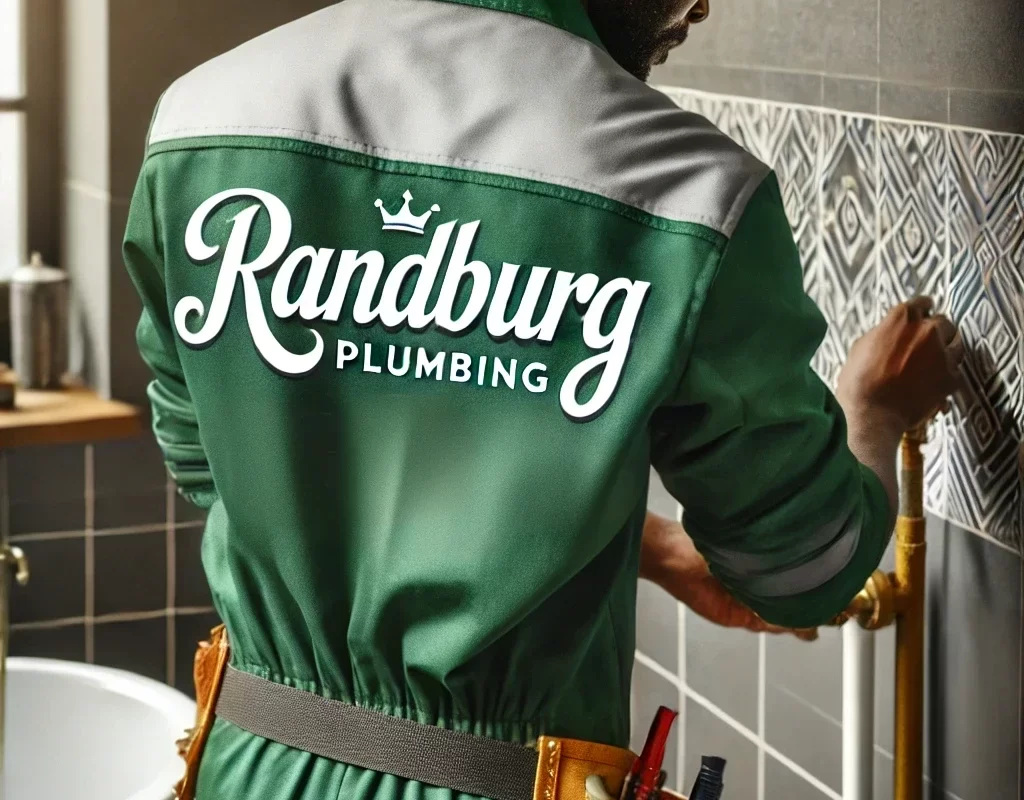 Randburg technician working on a plumbing installation